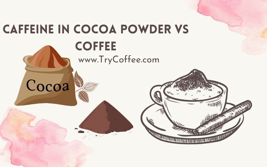 caffeine in cocoa powder vs coffee
