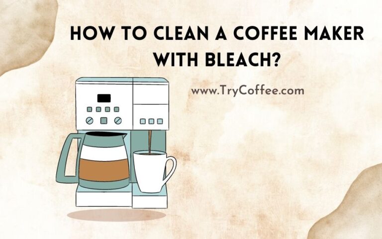 how to clean a coffee maker with bleach